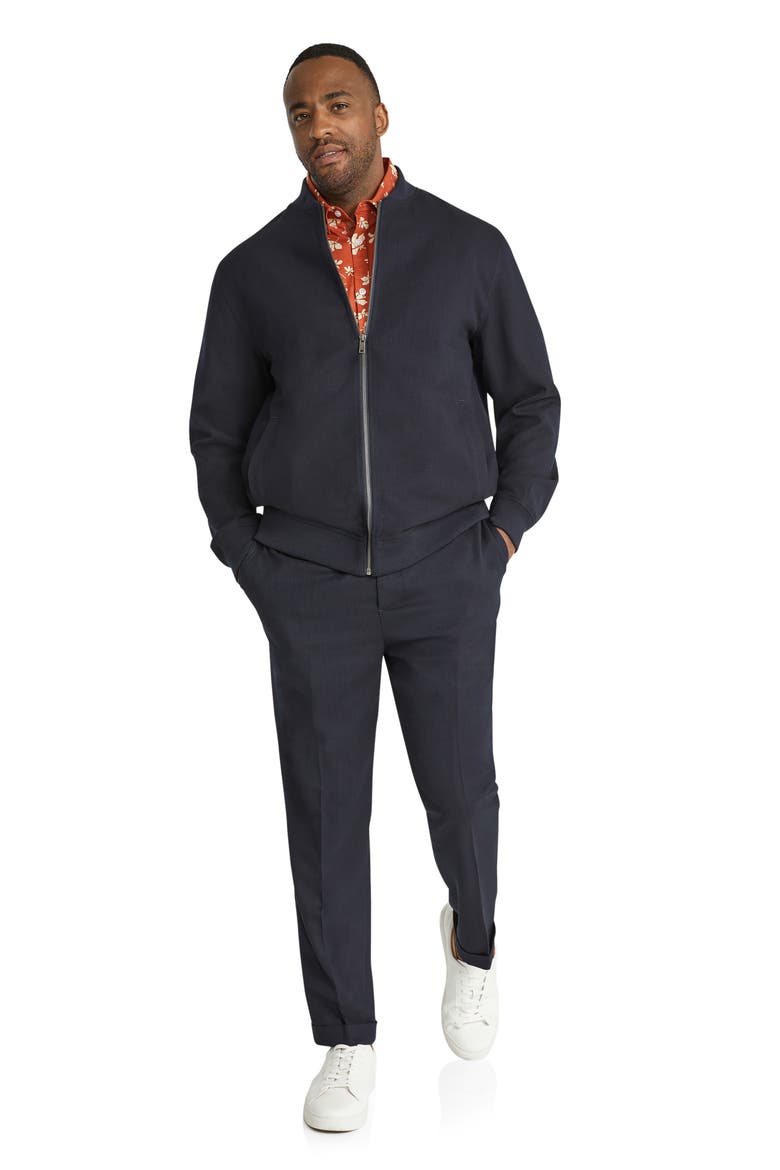 Davis Smart Bomber Jacket , Alternate, color, NAVY