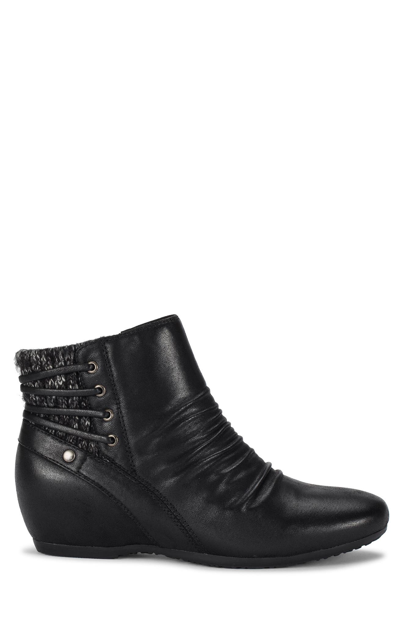 Peanut Bootie, Alternate, color, BLACK