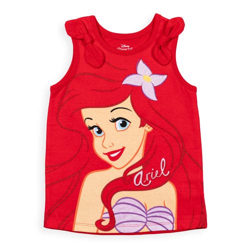 Disney Tank Top & French Terry Shorts Set In Red