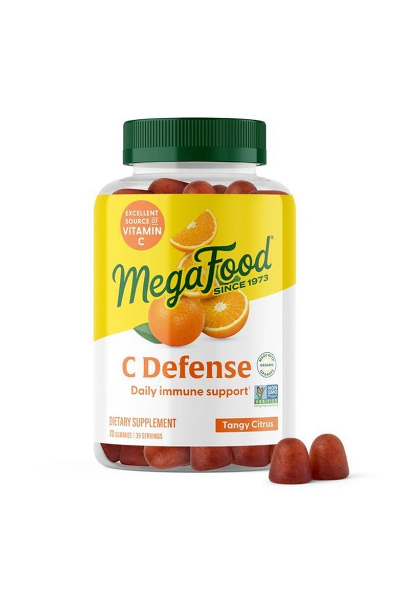 C Defense Vitamin C Gummy for Kids, Teens & Adults, Immune Support, Vegan, 70 Tangy Citrus Gummies, Main, color, None