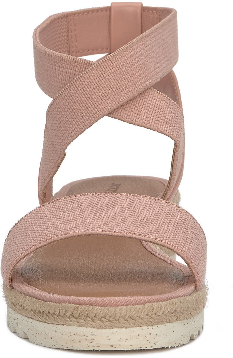Lucky Brand Thimba Ankle Wrap Espadrille Sandal, Alternate, color, Bellini