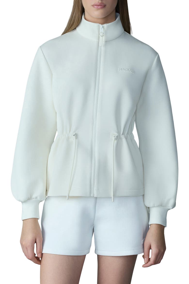 Finola Double Face Jersey Jacket, Main, color, CREAM