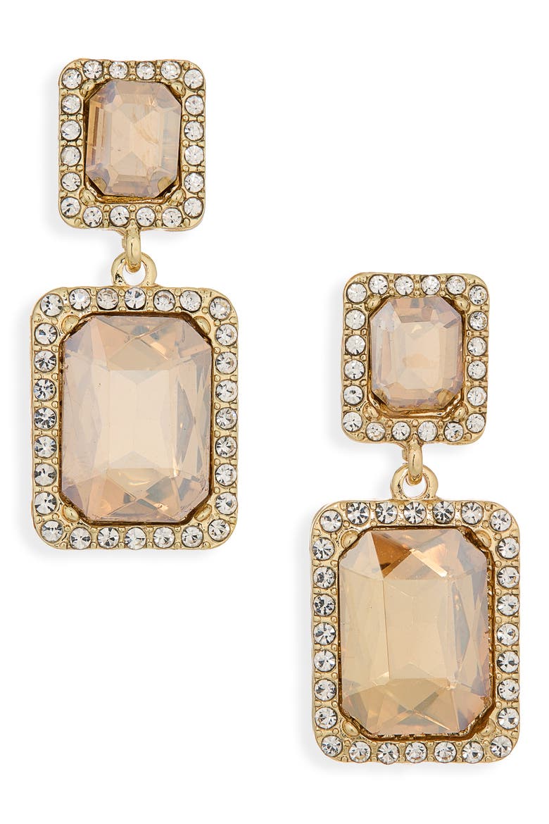 Statement Drop Earrings, Main, color, GOLD