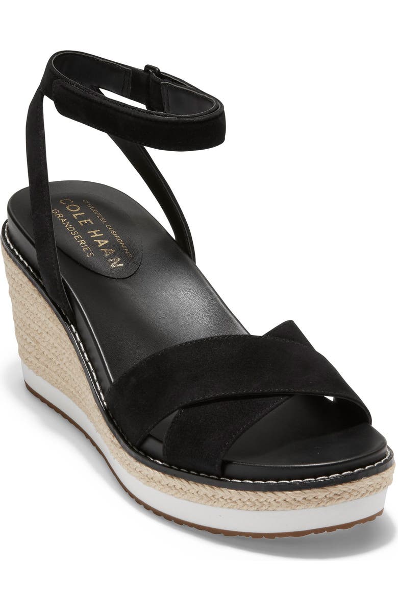 Cole Haan Cloudfeel Espadrille Wedge Sandal, Main, color,