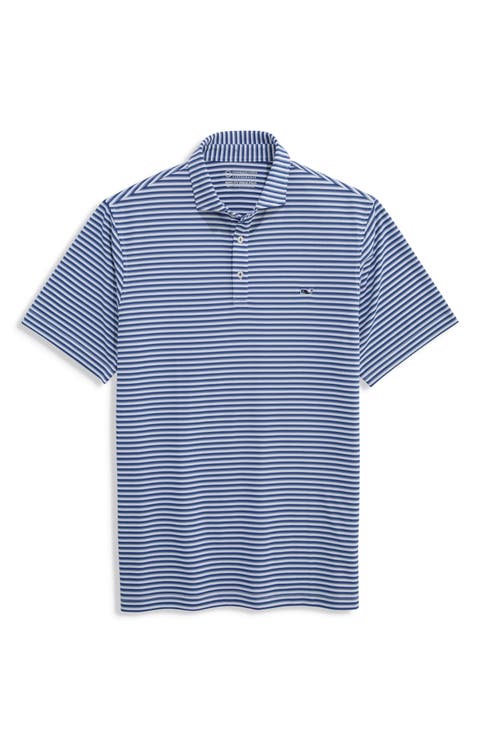 Sankaty Stripe Performance Piqué Polo