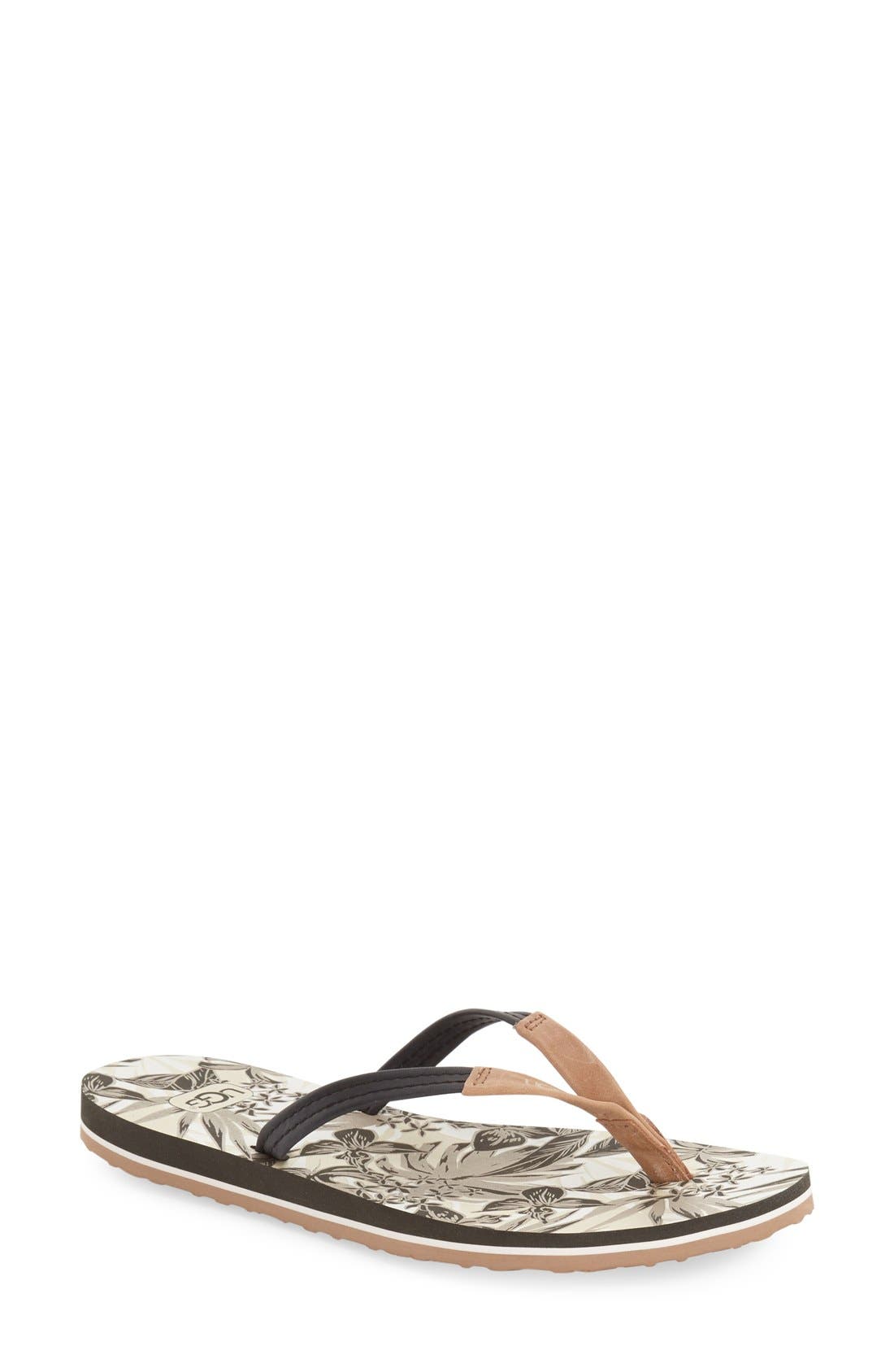 UGG<sup>®</sup> 'Magnolia Island' Flip Flop, Main, color, 