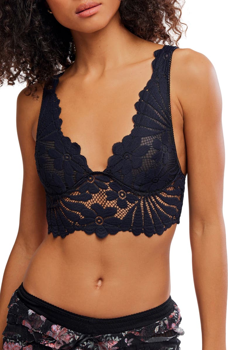 Free People Petal Party Plunge Bralette, Main, color, 