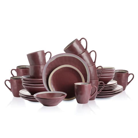 Serafina Stoneware 32-Piece Dinnerware Set