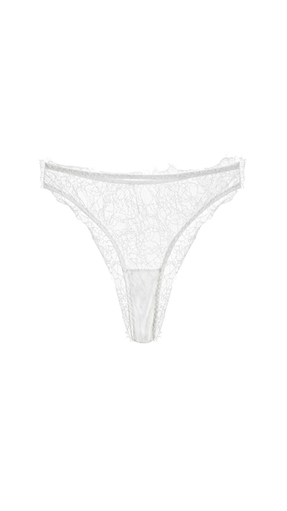 Lacy Panties - Lace Triangle Brazilian Panties