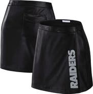 WEAR by Erin Andrews Women's WEAR by Erin Andrews x Gracie Hunt Black Las Vegas Raiders Wrap Skirt