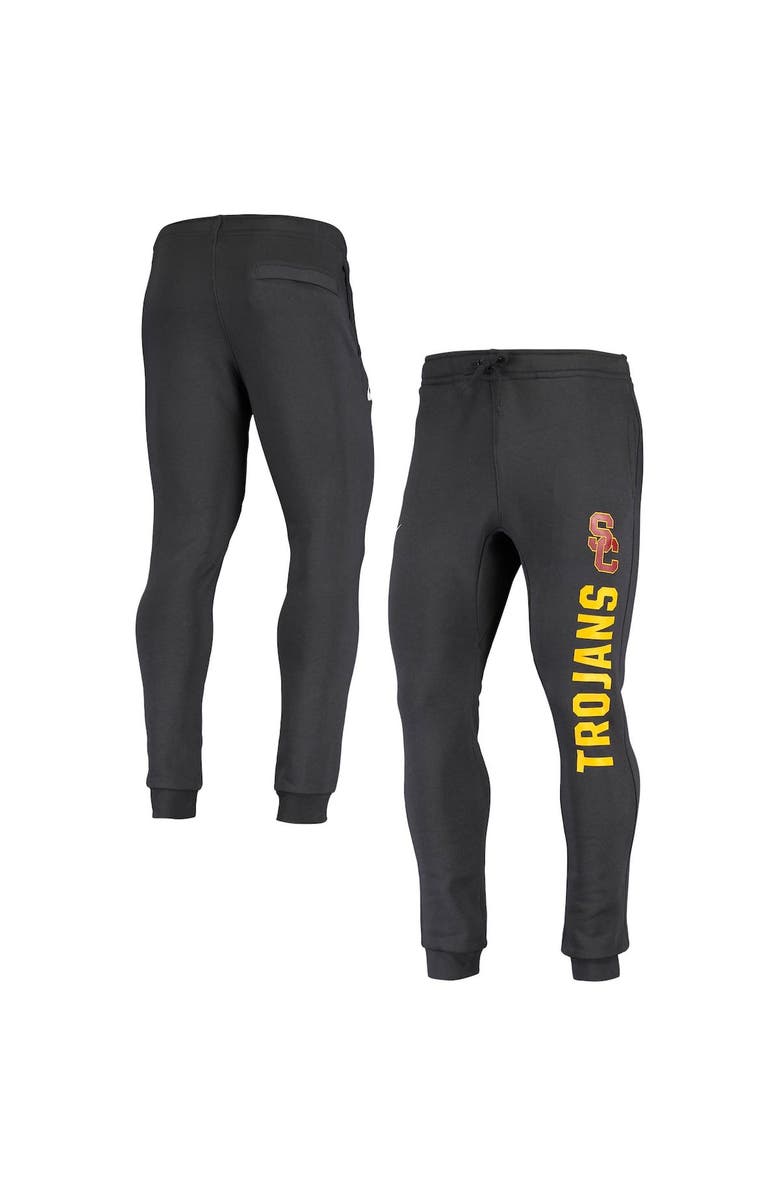 Nike Men's Nike Anthracite USC Trojans Primary Logo Club Fleece Joggers, Main, color,