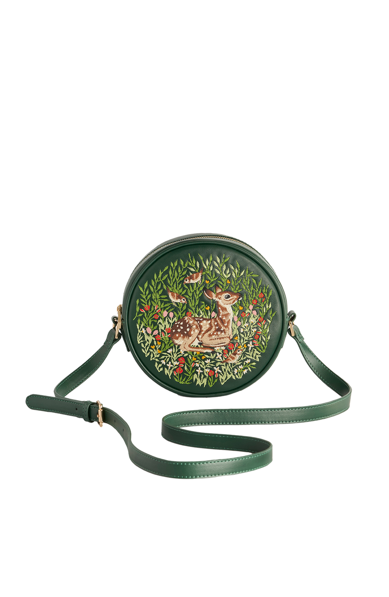Fable England Fable Chloe Fawn Circle Bag, Main, color, Green