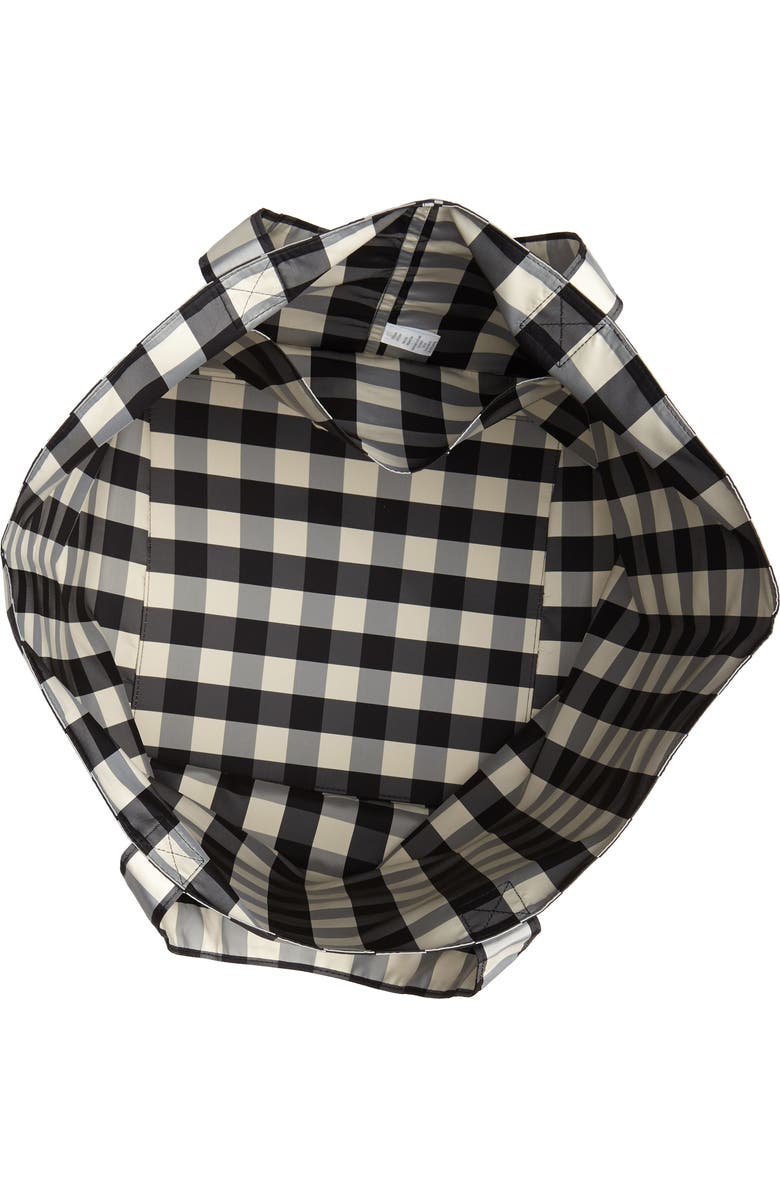 TRADEMARK Large Gingham Nylon Tote, Alternate, color,