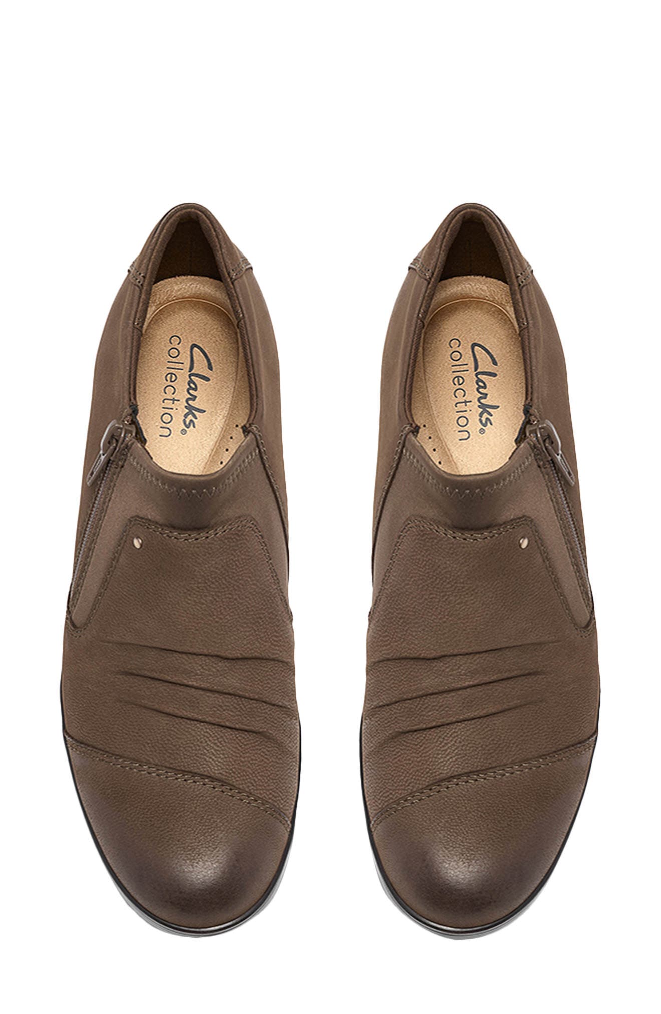 Emily Vine Bootie, Alternate, color, MUSHROOM LEATHER