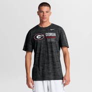 Nike Men's Nike Black Georgia Bulldogs Sideline Velocity Dri-FIT T-Shirt