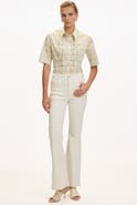 Exquise Avelaine High Waist Pocket Flared Leg Jeans