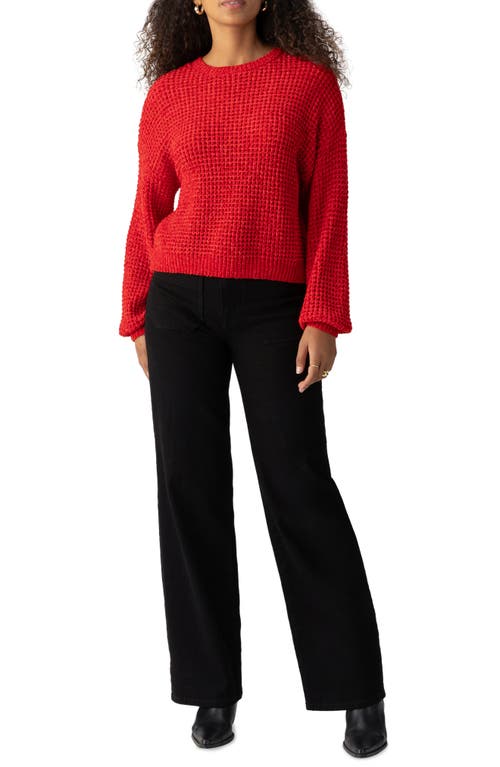 Sanctuary Under The Stars Chenille Sweater In Mars Red
