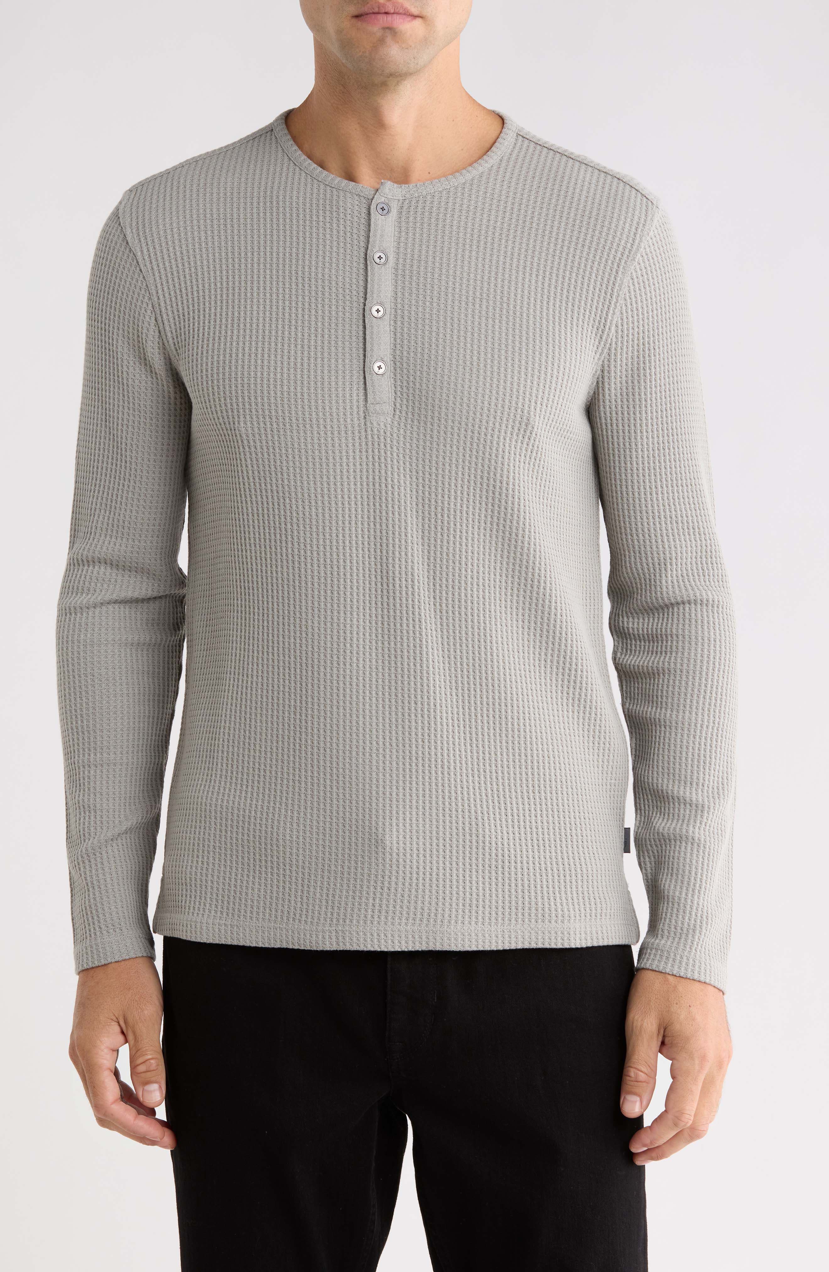 Pascal Waffle Long Sleeve Henley