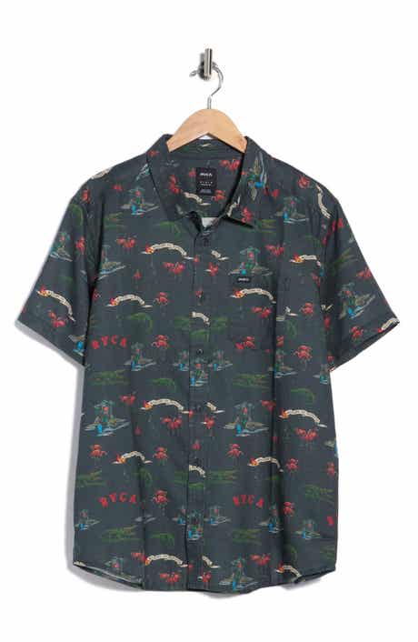 Reception Short Sleeve Linen Blend Shirt