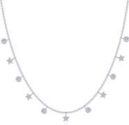 Lafonn Starfall Simulated Diamond Station Necklace