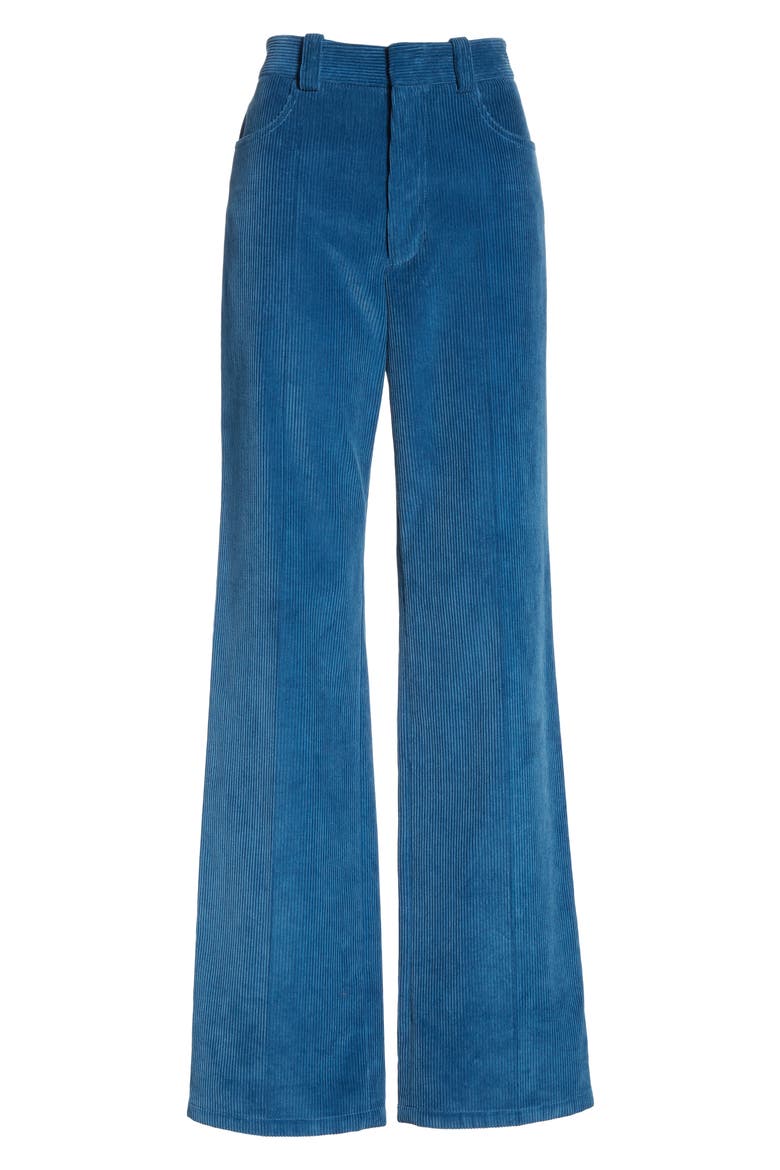 Corduroy Trousers, Alternate, color, WAVE