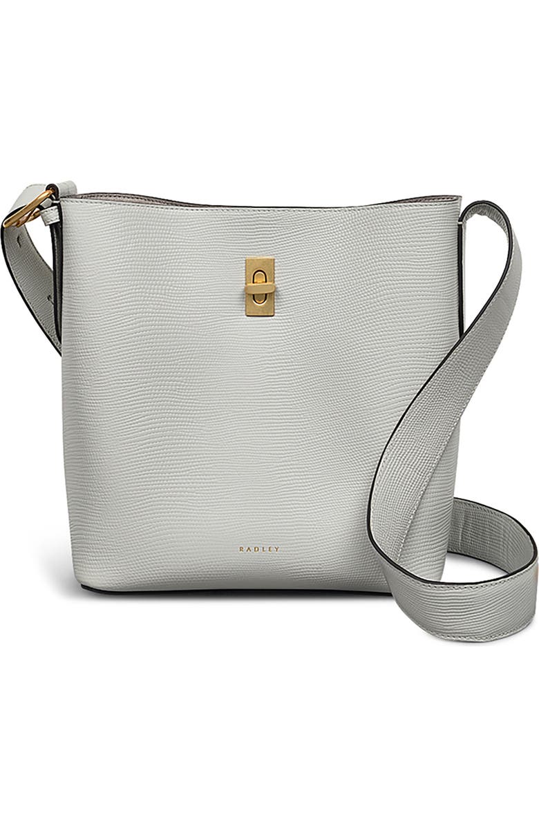 Radley Threadneedle Street Leather Crossbody Bag, Main, color, Mist
