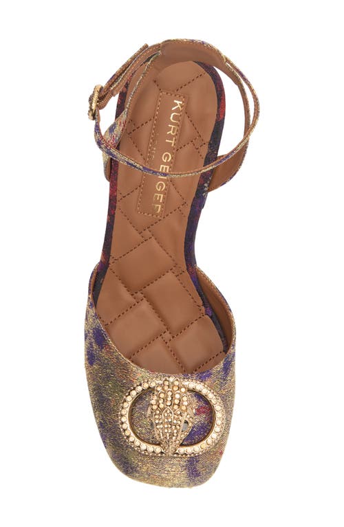 Kurt Geiger London Chelsea Ankle Strap Platform Pump In Multi