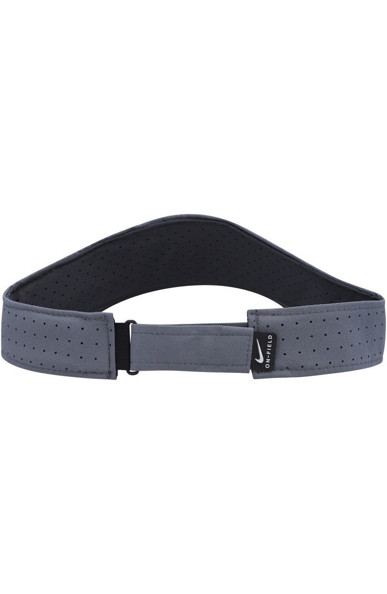 Nike Men's Nike Gray Iowa Hawkeyes 2021 Sideline Performance Visor, Alternate, color, 