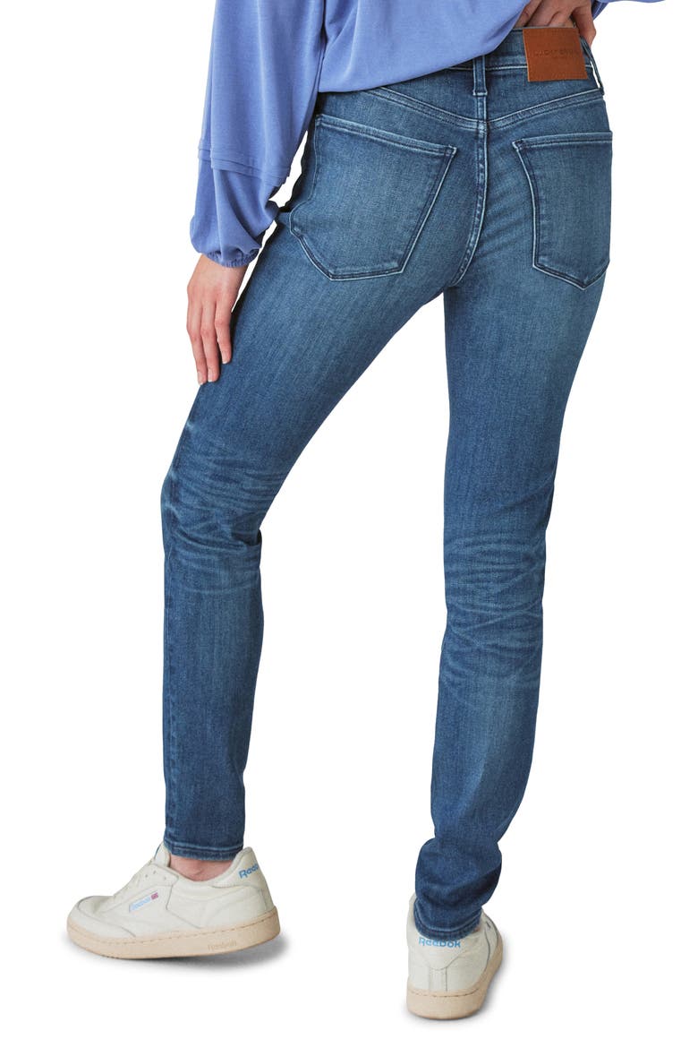 Bridgette High Waist Skinny Jeans, Alternate, color, GEMINI