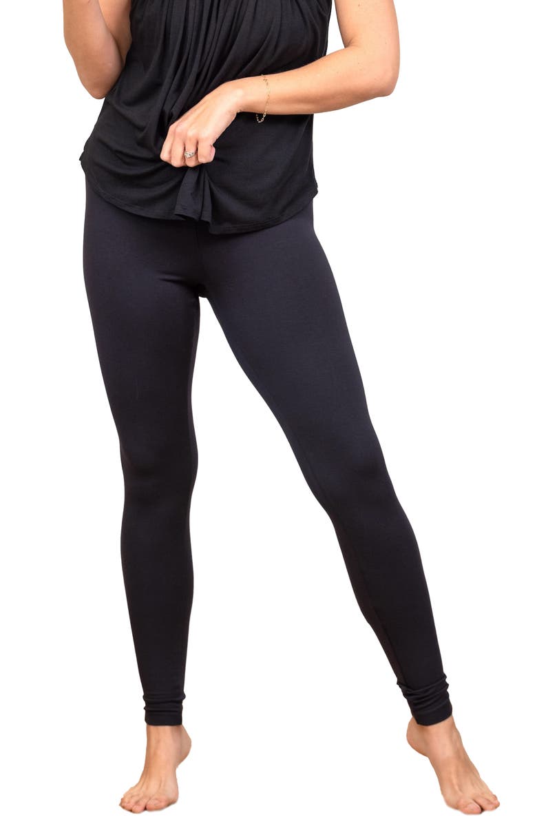 JJwinks Ultimate Lounge & Sleep High Waist Leggings, Main, color, Black