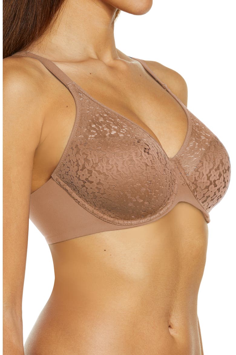 Norah Comfort Underwire Bra, Alternate, color, COFFEE LATTE-2T