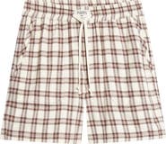 PHIPPS Kennedy Plaid Cotton Flannel Shorts