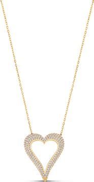 SHYMI Cutout Heart Pendant Necklace