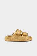SIMONMILLER Metallic Raffia Cro Slide