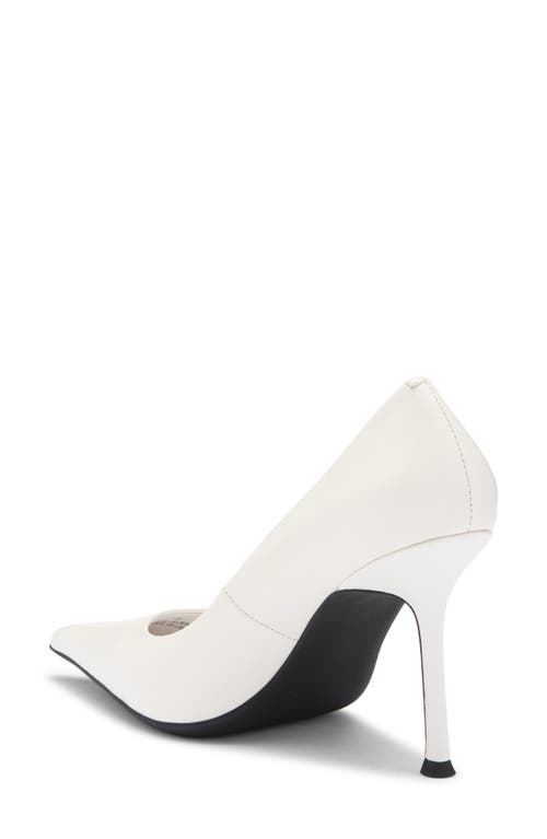 Jeffrey Campbell Risktaker Pointed Toe Pump In White