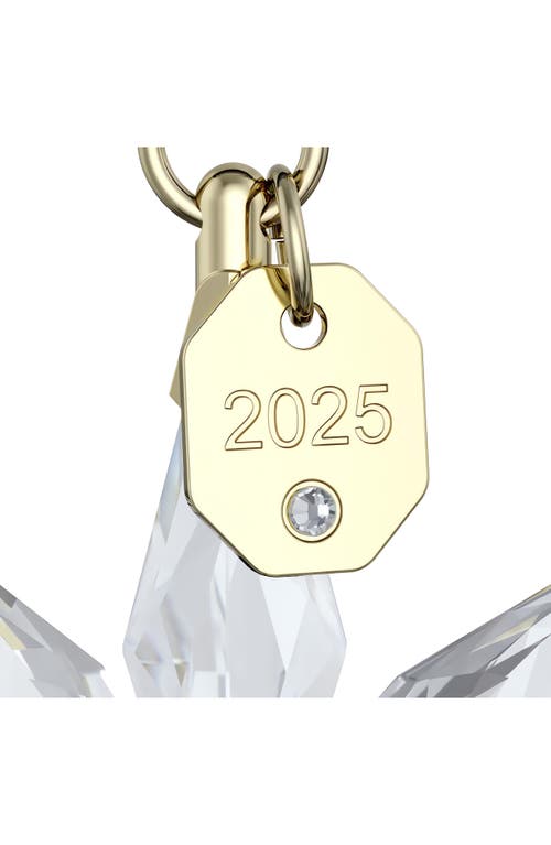 Swarovski 2025 Annual Edition 3d Festive 3d Crystal Snowflake Ornament In White