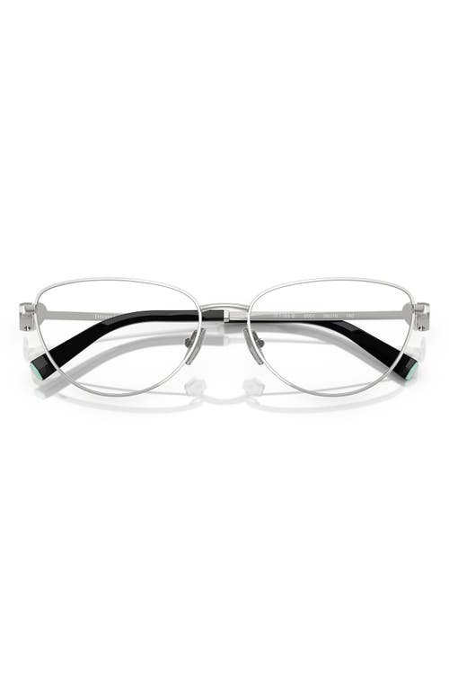 Tiffany & Co . 56mm Oval Optical Glasses In Metallic