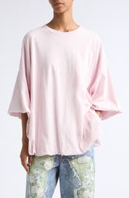 Acne Studios Gathered Oversize 1996 Logo Graphic T-Shirt
