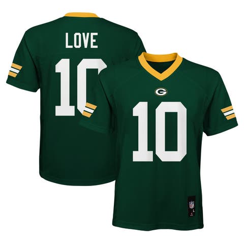 Youth Jordan Love Green Green Bay Packers Replica Player Jersey