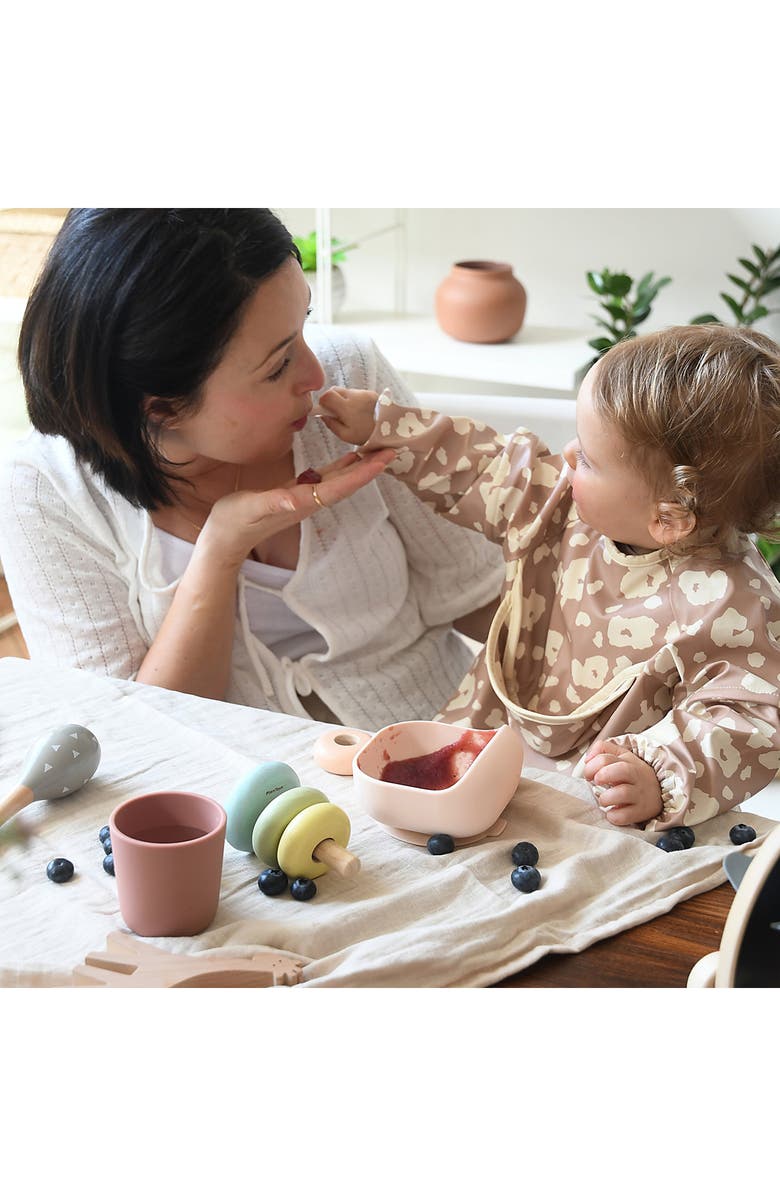 BEABA 4-Piece Silicone Suction Meal Set, Alternate, color, Cotton Candy