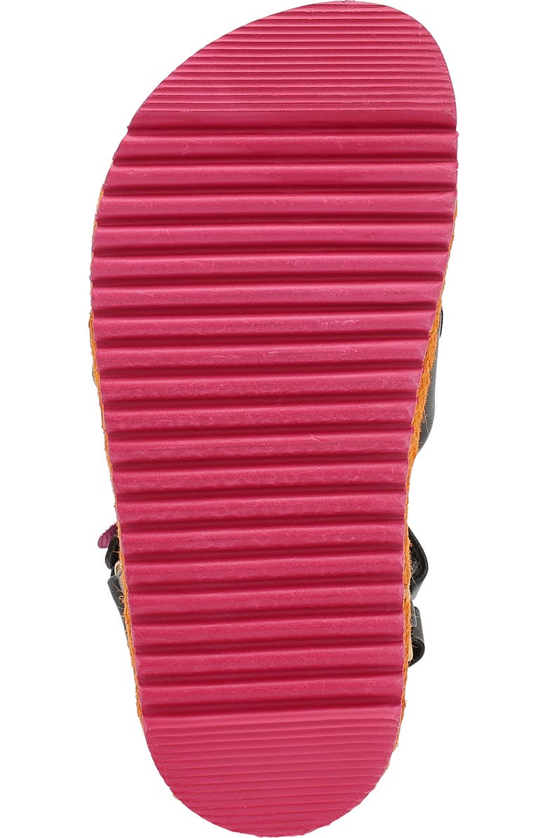 Kurt Geiger London Kids' Mini Kensington Flower Sandal, Alternate, color, Black Multi