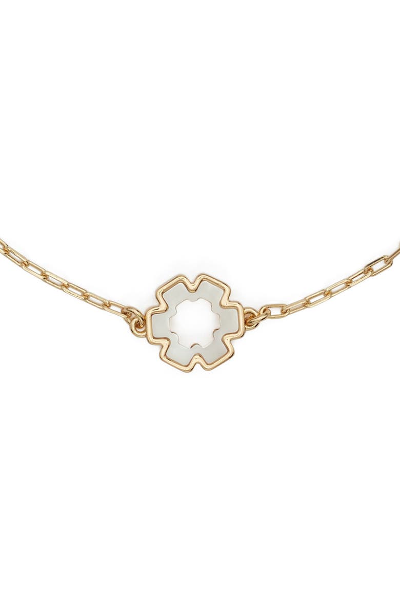 Tory Burch Forget Me Not Hex Bracelet, Alternate, color, 