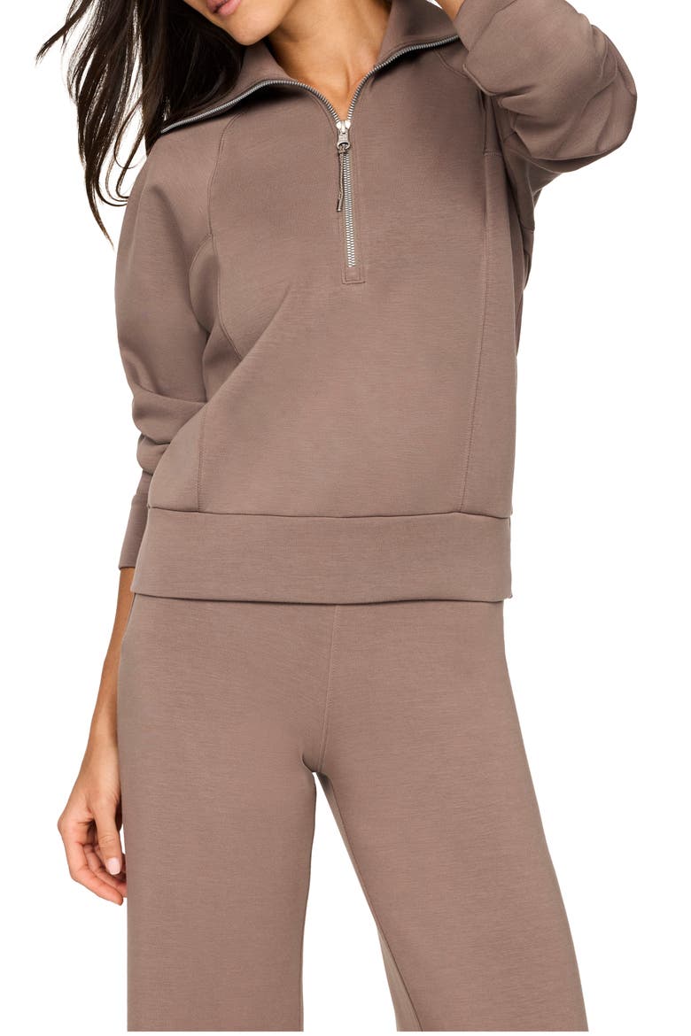 AirEssentials Half Zip Sweatshirt, Main, color, IRONSTONE