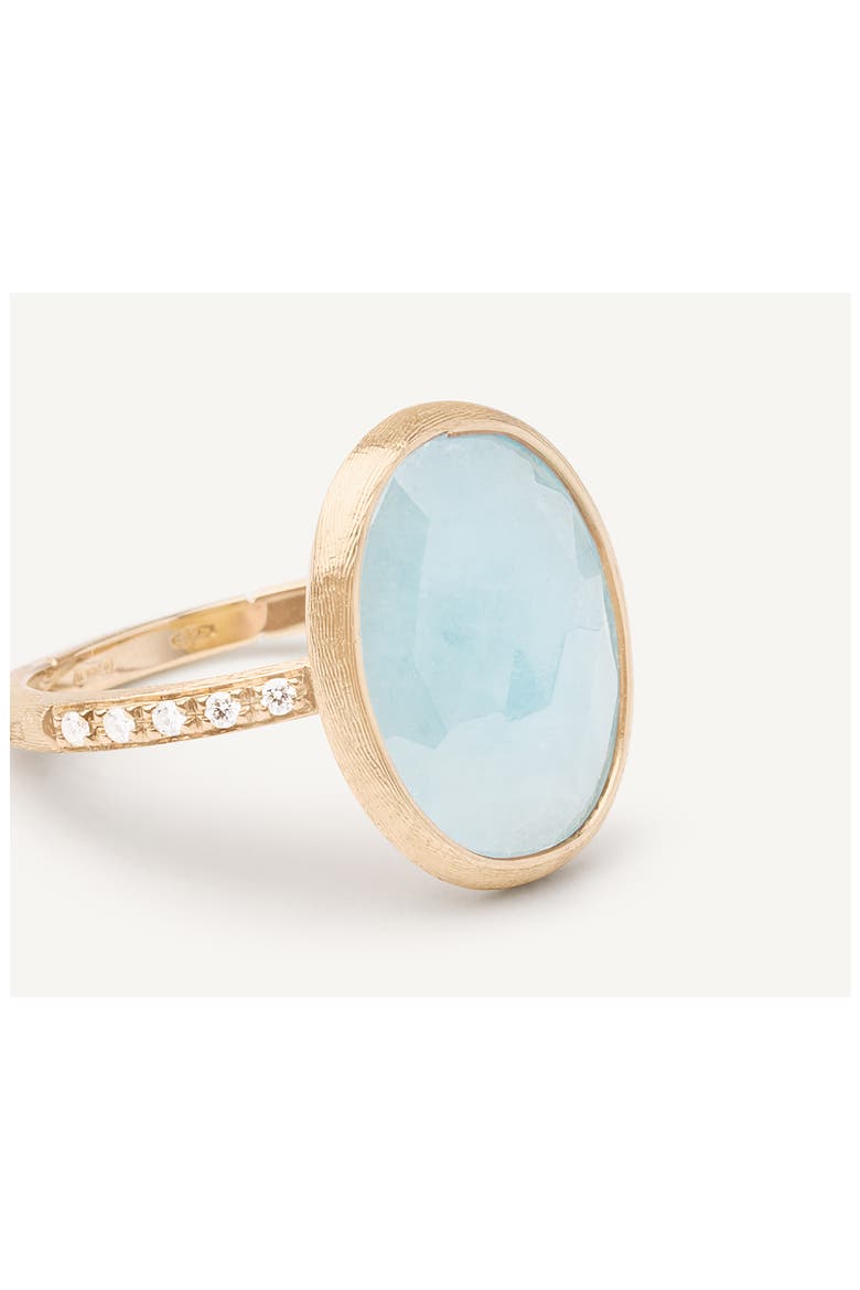 Siviglia Aquamarine Ring, Alternate, color, YELLOW GOLD