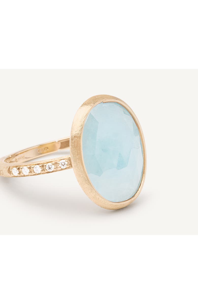 Marco Bicego Siviglia Aquamarine Ring, Alternate, color, Gold