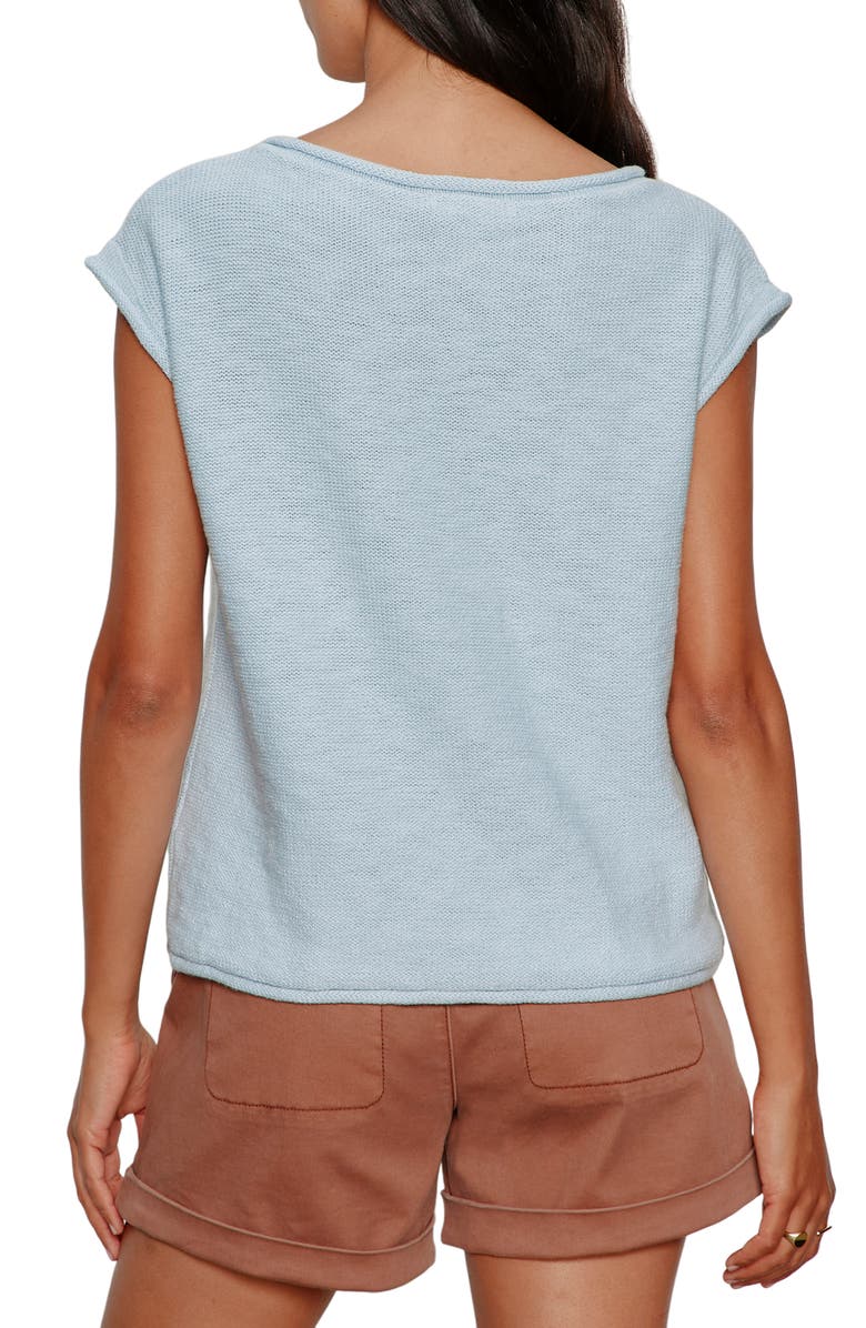 Sanctuary Easy Cotton T-Shirt, Alternate, color, Blue Aura