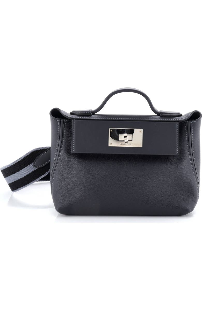 Pre-Owned Hermes 24/24 Bag Evercolor with Swift 21, Main, color, Caban