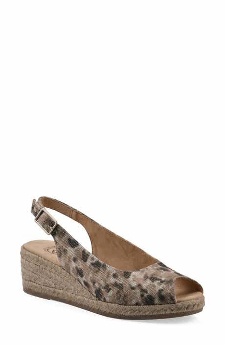 White Mountain Footwear Maize Slingback Wedge Sandal