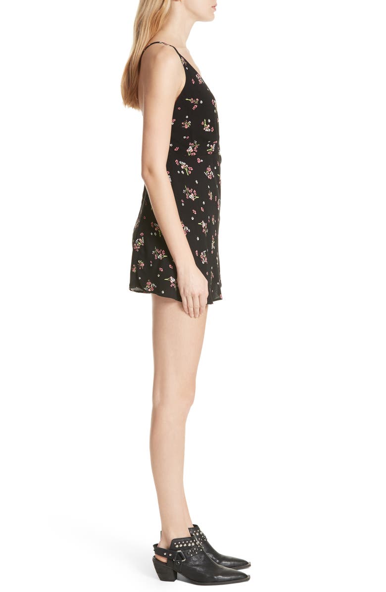 Free People Tango at Night Romper, Alternate, color, 