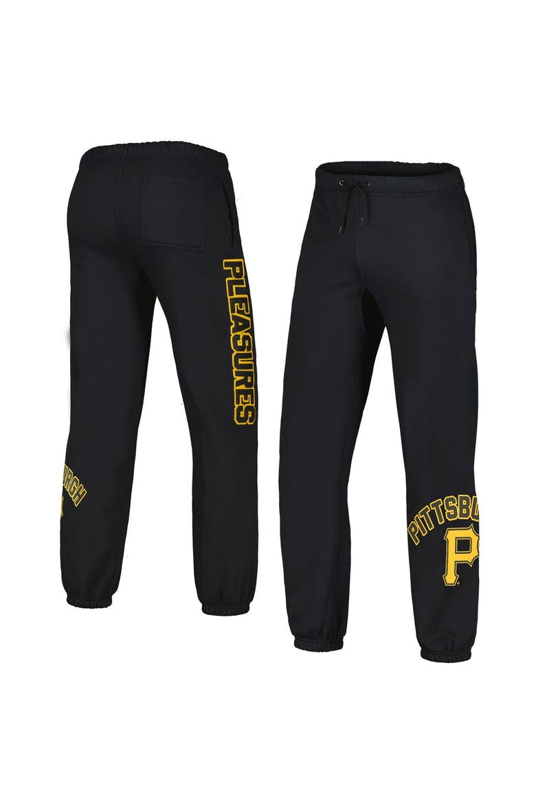 Men's PLEASURES Black Pittsburgh Pirates Opening Day Sweatpants, Main, color, Black